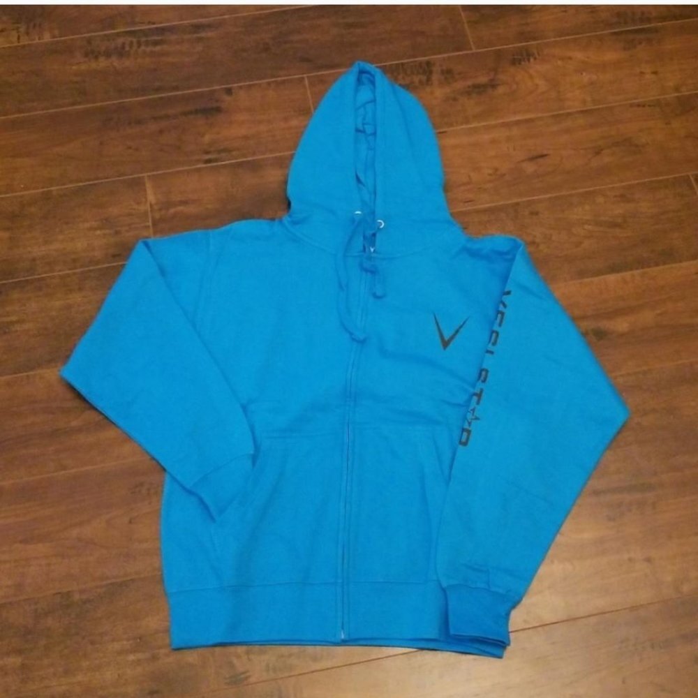 Vesi Star Cotton Hoodie, Zipper, Front Pockets